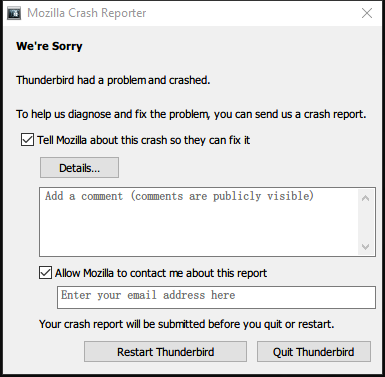 Mozilla Crash Reporter