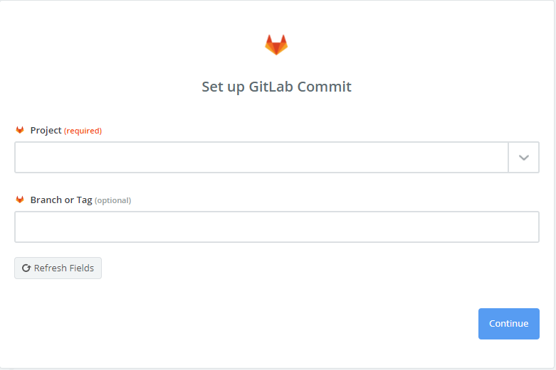 Set up GitLab Commit